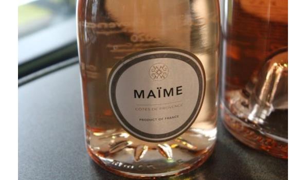 3 flessen à 75cl rosé wijn Maïme Côtes de Provence 2020 plus 1 fles à 1,5l rosé wijn Favori Côtes de Provence 2020